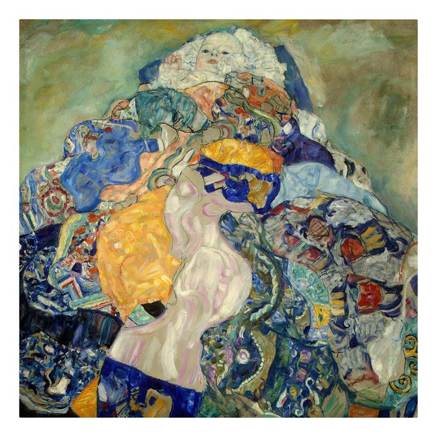 Lienzos de cuadros famosos Gustav Klimt - Baby (cradle)