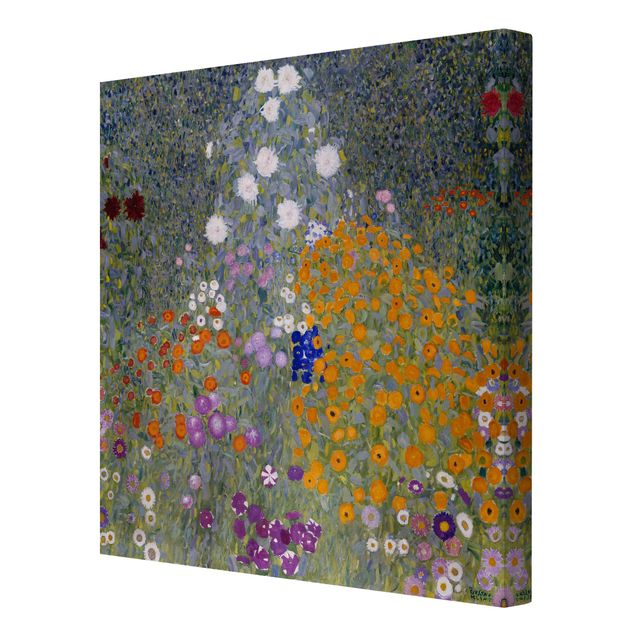 Cuadros de plantas naturales Gustav Klimt - Cottage Garden
