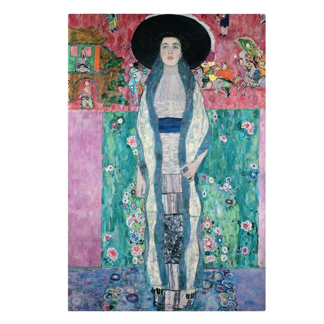 Lienzos de cuadros famosos Gustav Klimt - Portrait Adele Bloch-Bauer II