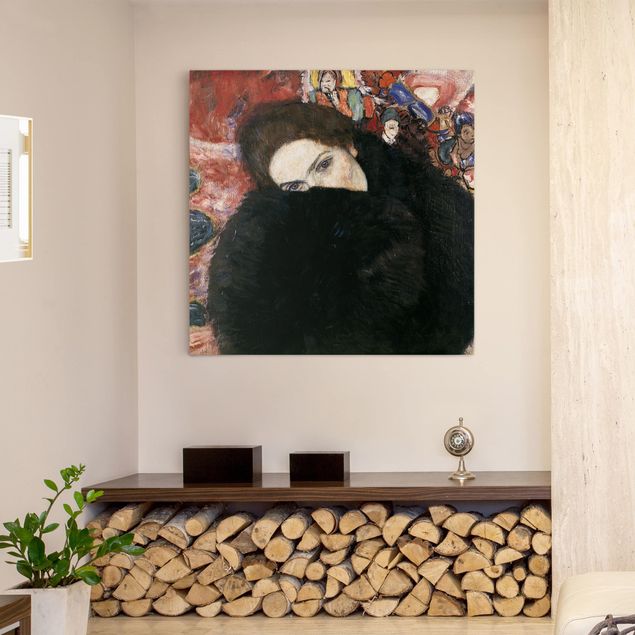 Decoración en la cocina Gustav Klimt - Lady With A Muff