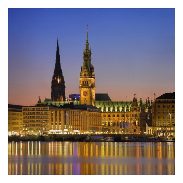 Cuadros modernos y elegantes Hamburg Panorama