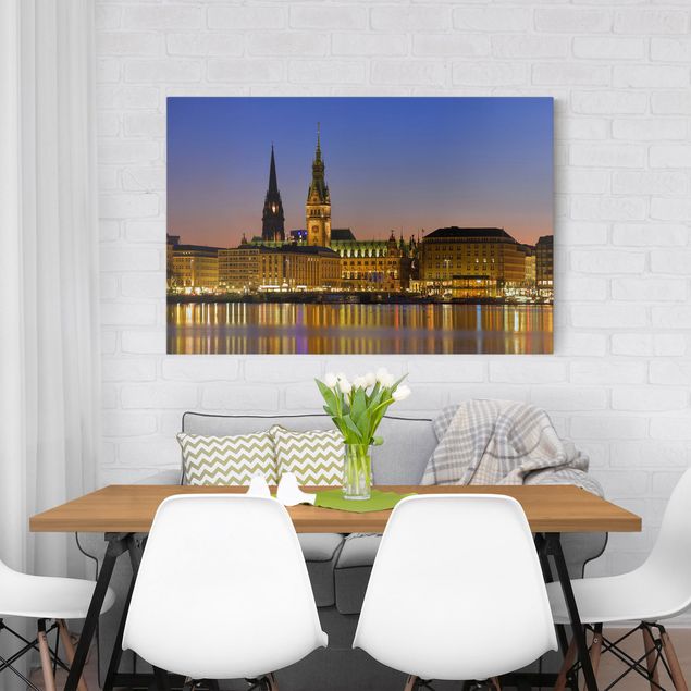 Lienzos ciudades del mundo Hamburg Panorama