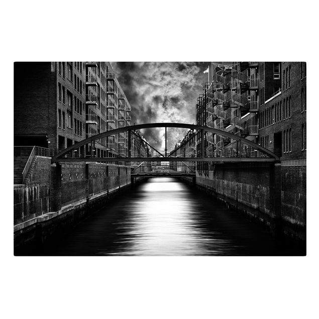 Cuadros en blanco y negro The Other Part Of Hamburg