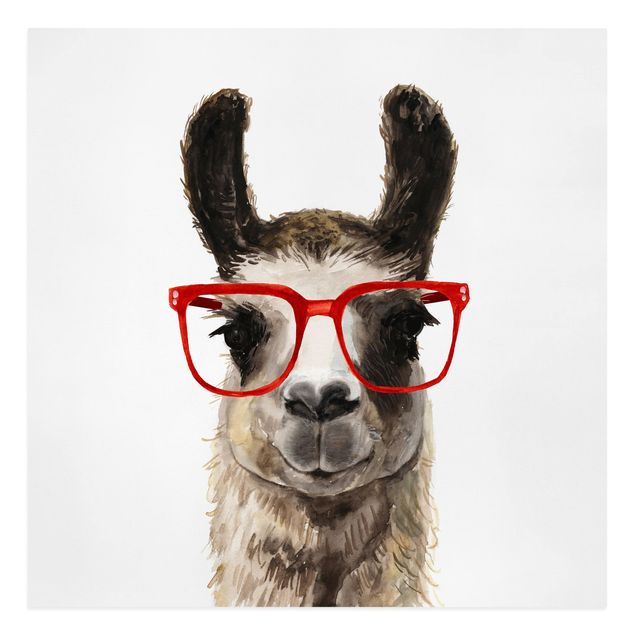 Cuadros animales Hip Lama With Glasses II