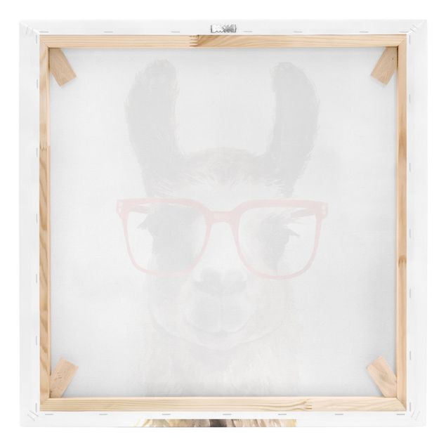 Cuadros en lienzo Hip Lama With Glasses II