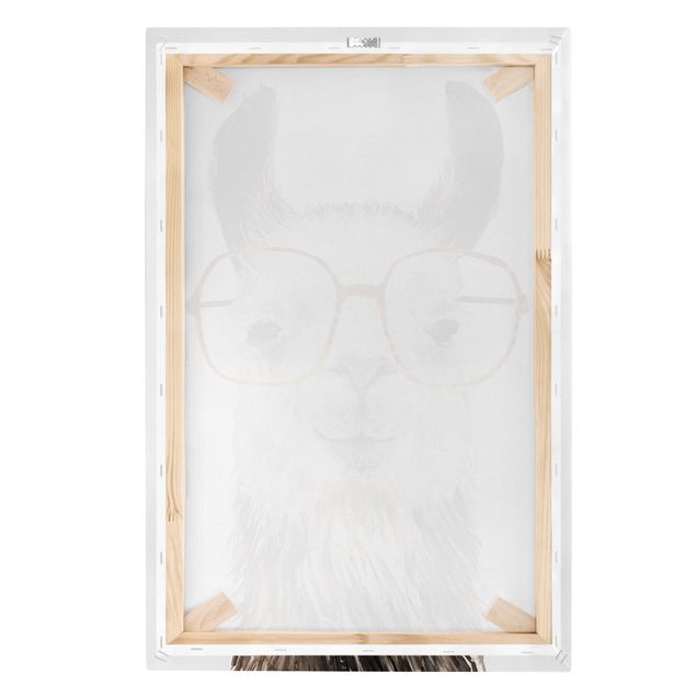 Lienzos Hip Lama With Glasses IV