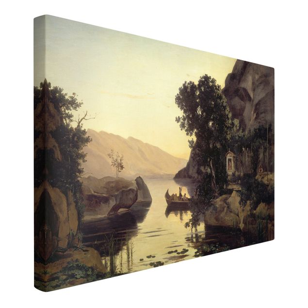 Reproducciones de cuadros Jean-Baptiste Camille Corot - Landscape near Riva at Lake Garda