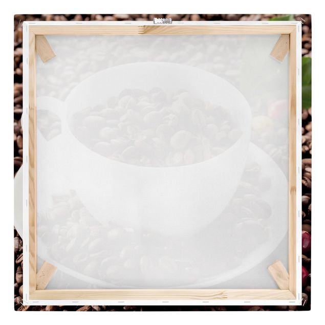 Lienzos Coffee Cup With Roasted Coffee Beans