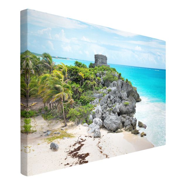 Cuadros de playa y mar Caribbean Coast Tulum Ruins