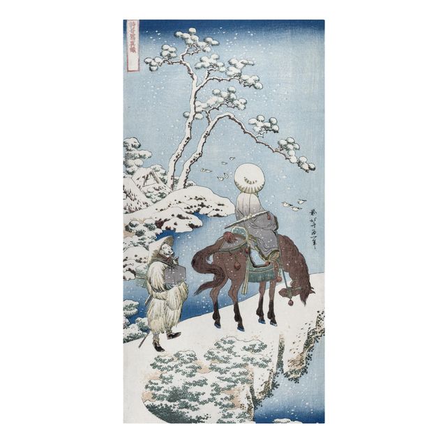 Cuadro con paisajes Katsushika Hokusai - The Chinese Poet Su Dongpo