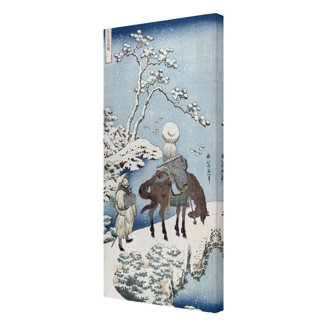 Lienzos de cuadros famosos Katsushika Hokusai - The Chinese Poet Su Dongpo