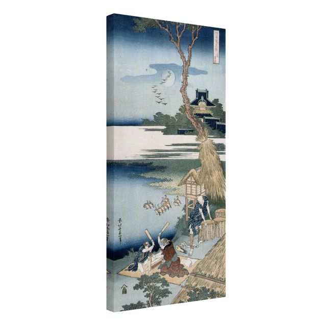 Estilos artísticos Katsushika Hokusai - A Peasant Crossing A Bridge