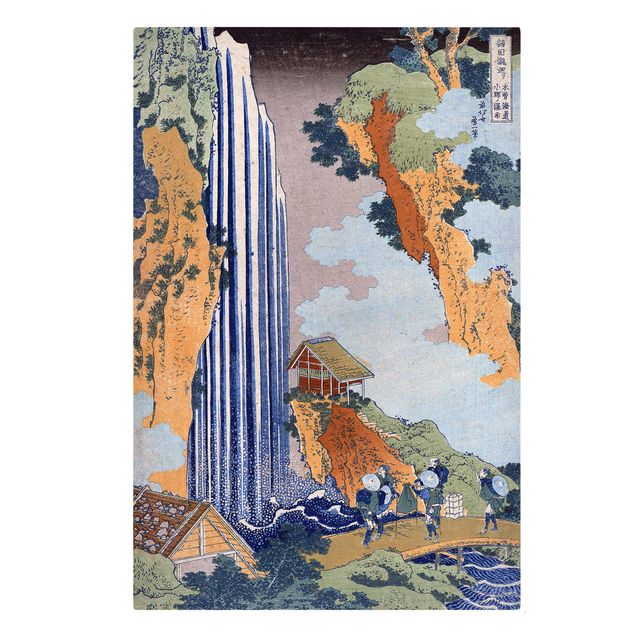Cuadro con paisajes Katsushika Hokusai - Ono Waterfall on the Kisokaidô