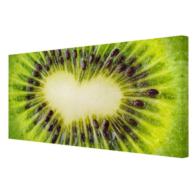 Cuadro verde Kiwi Heart