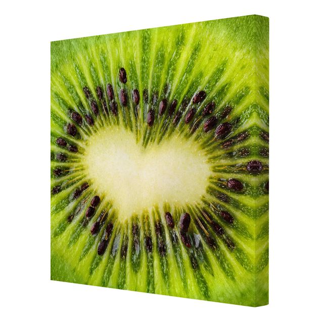 Cuadros tonos verdes Kiwi Heart