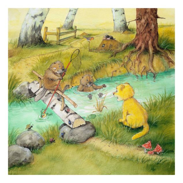 Cuadros paisajes Little Tiger - With The Beavers