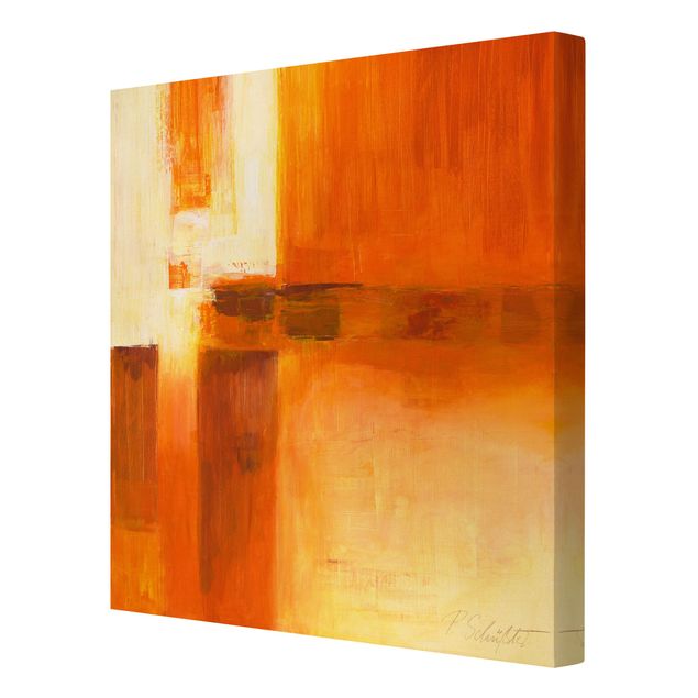 Cuadros Petra Schüssler Composition In Orange And Brown 01