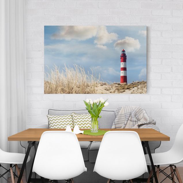 Cuadro con paisajes Lighthouse Between Dunes