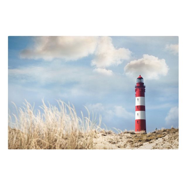 Cuadros con mar Lighthouse Between Dunes