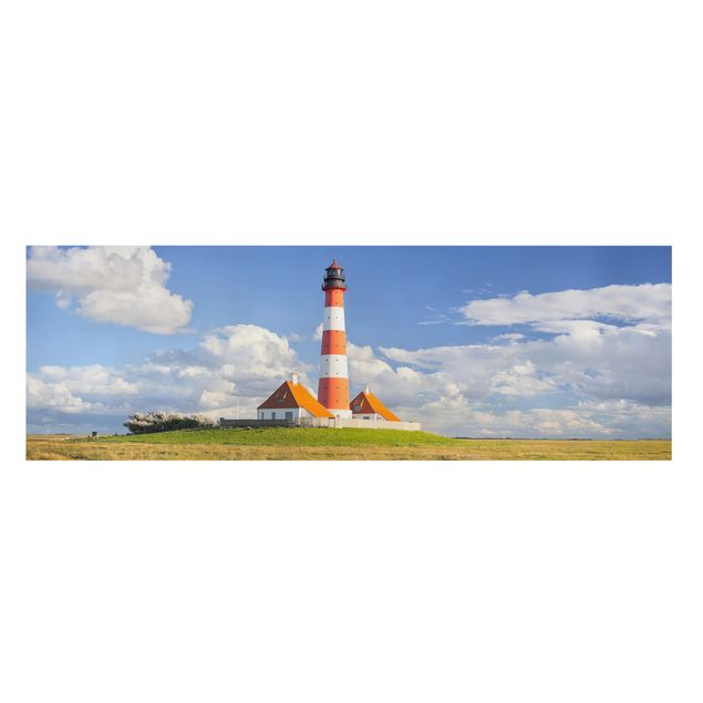 Lienzos paisajes Lighthouse In Schleswig-Holstein