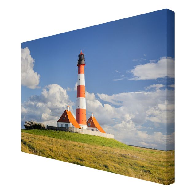 Lienzos de playas Lighthouse In Schleswig-Holstein