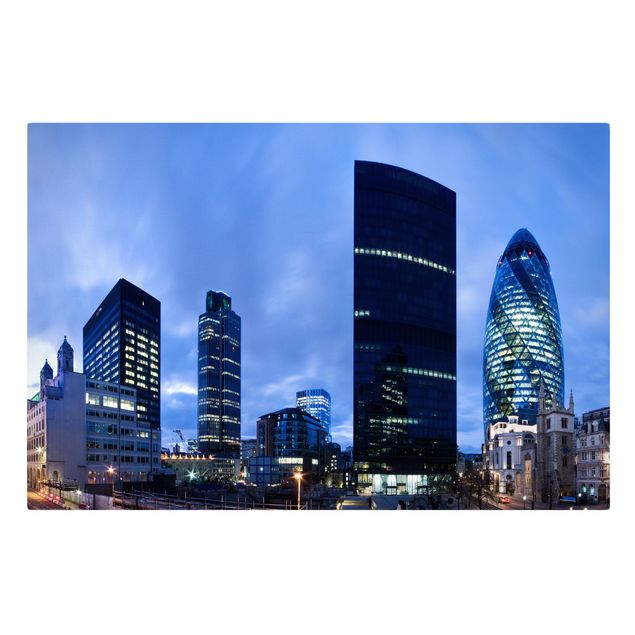 Cuadros de ciudades London Financial District