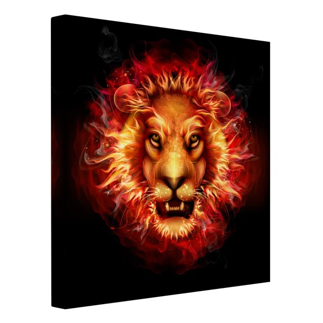 Cuadros leones Lord Of Fire