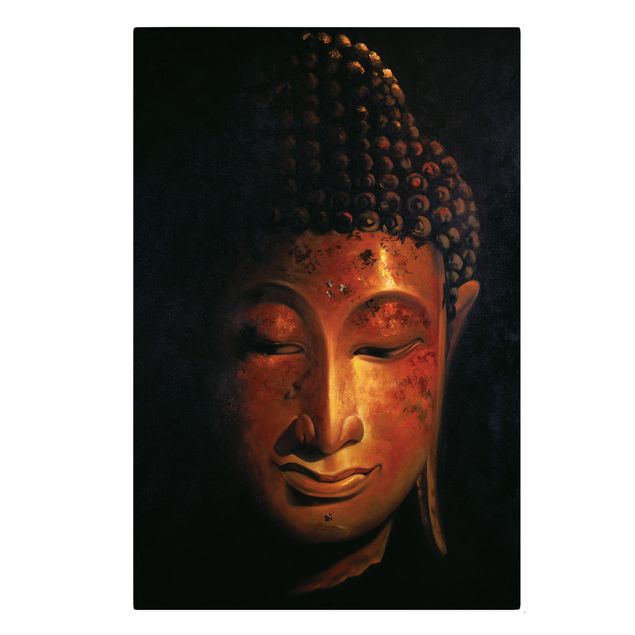 Cuadros en tonos beige y marrón Madras Buddha
