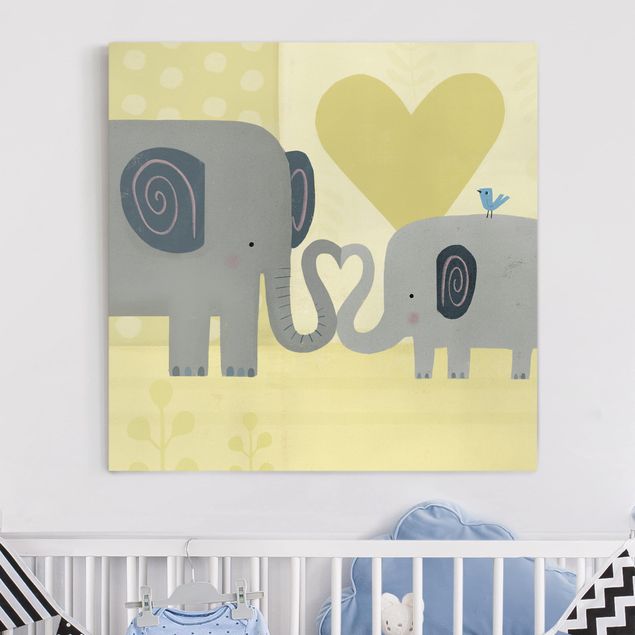 Cuadros de elefantes Mum And I - Elephants