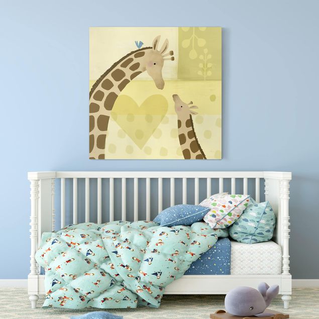 Cuadros de jirafas Mum And I - Giraffes