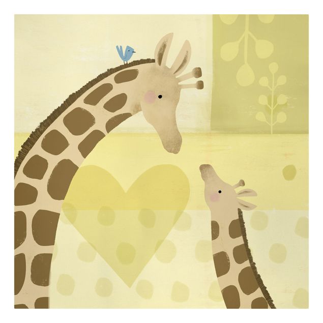 Lienzos de animales Mum And I - Giraffes
