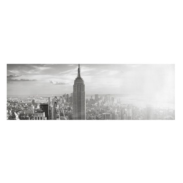 Lienzos en blanco y negro Manhattan Skyline