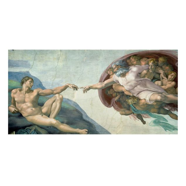 Lienzo zen Michelangelo - The Sistine Chapel: The Creation Of Adam