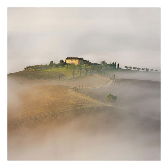 Cuadros naturaleza Morning Fog In The Tuscany