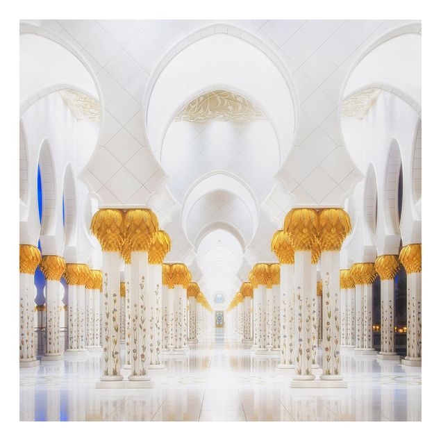 Cuadros modernos Mosque In Gold