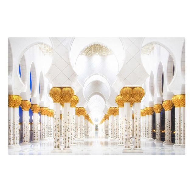 Cuadros modernos Mosque In Gold
