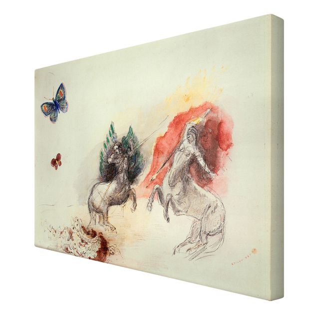 Lienzos de cuadros famosos Odilon Redon - Battle of the Centaurs