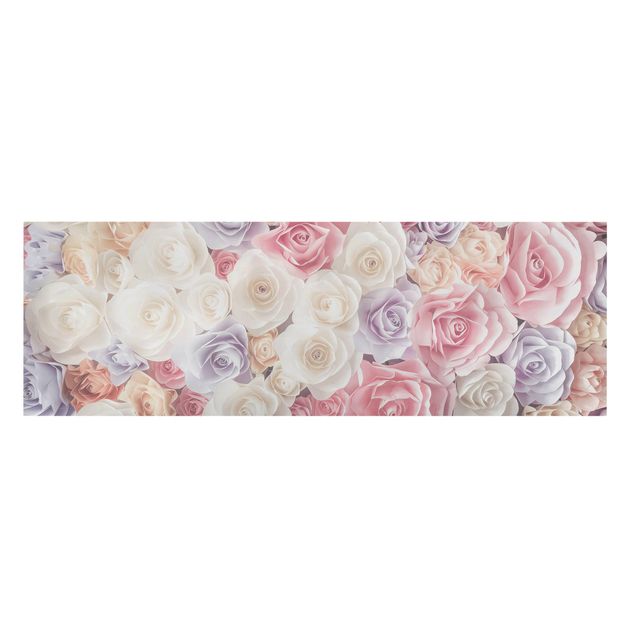 Cuadros flores Pastel Paper Art Roses