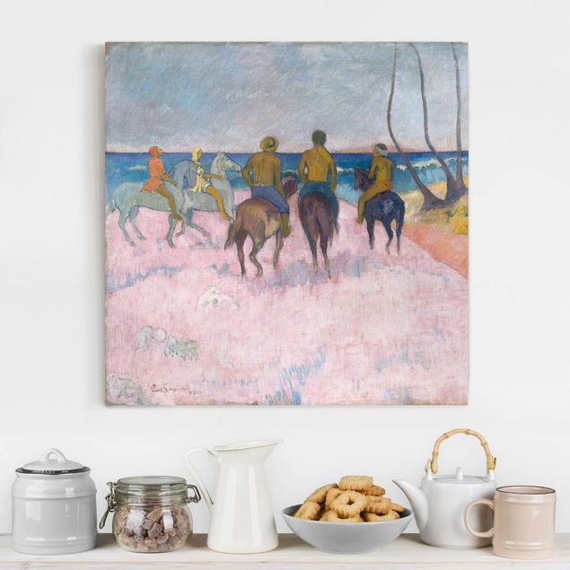 Cuadros impresionistas Paul Gauguin - Riders On The Beach