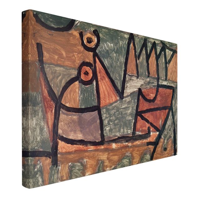 Lienzos de cuadros famosos Paul Klee - Sinister Boat Trip