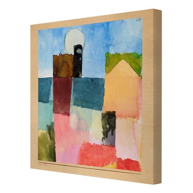 Lienzos abstractos Paul Klee - Moonrise (St. Germain)