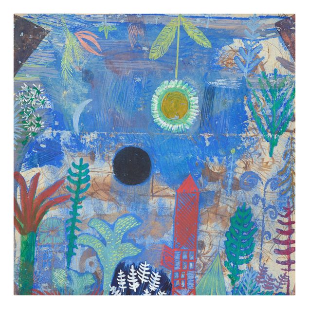 Láminas de cuadros famosos Paul Klee - Sunken Landscape