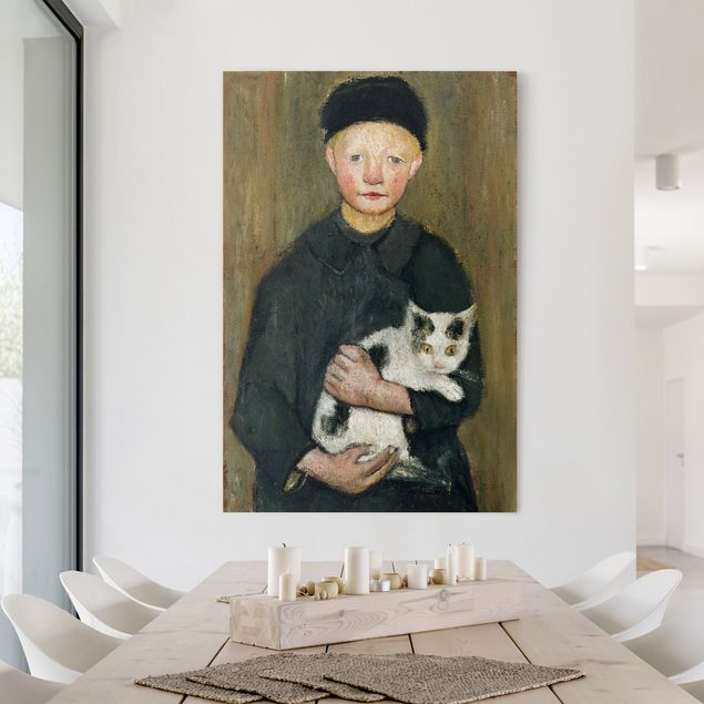 Decoración en la cocina Paula Modersohn-Becker - Boy with Cat
