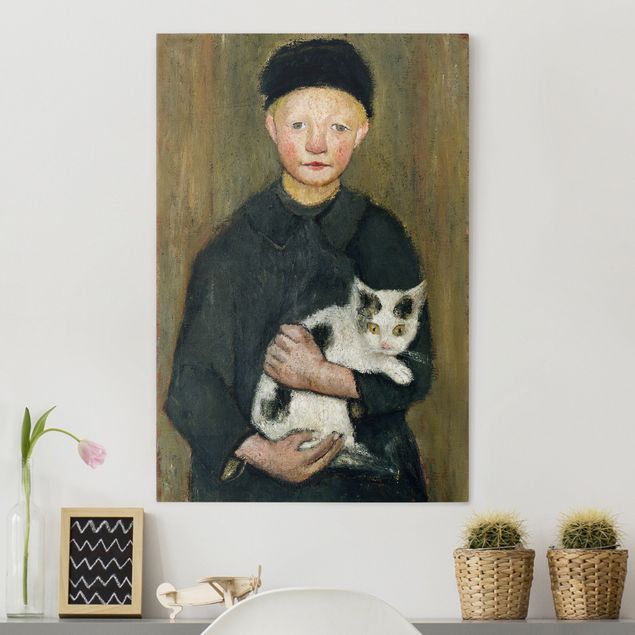 Cuadros de Expresionismo Paula Modersohn-Becker - Boy with Cat