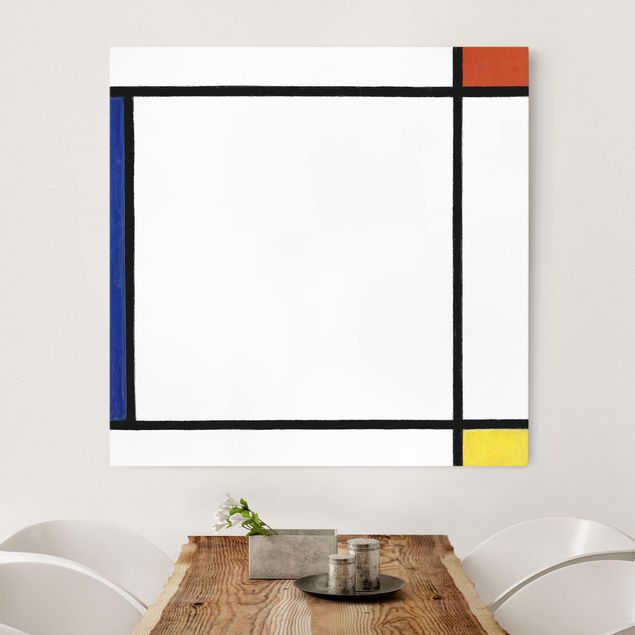 Decoración de cocinas Piet Mondrian - Composition III with Red, Yellow and Blue