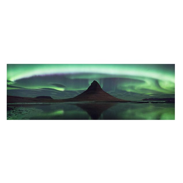 Lienzos de paisajes Northern Lights In Iceland