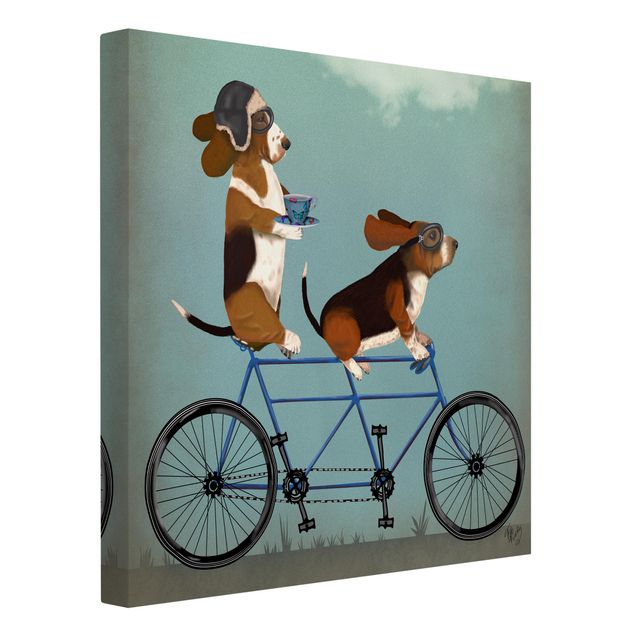 Cuadros perros Cycling - Bassets Tandem