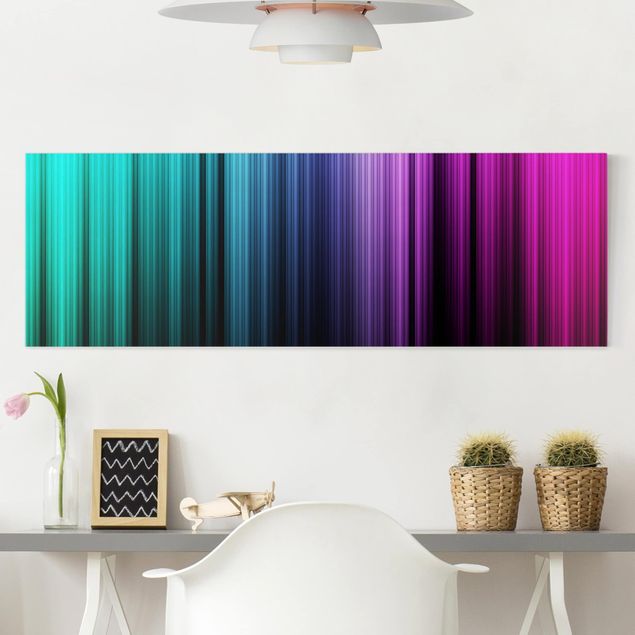 Lienzos abstractos Rainbow Display
