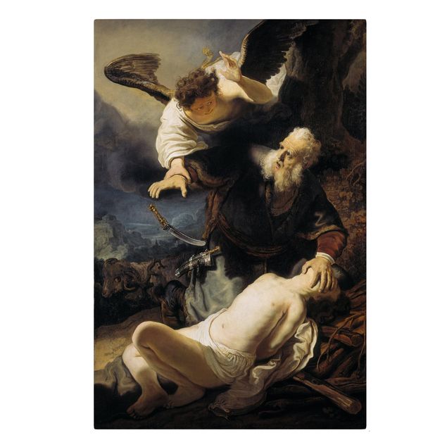Estilos artísticos Rembrandt van Rijn - The Angel prevents the Sacrifice of Isaac