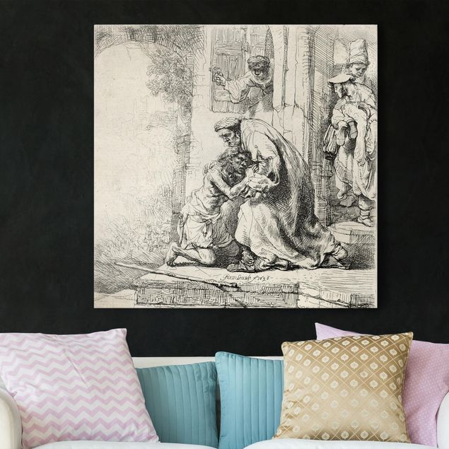 Barroco cuadro Rembrandt van Rijn - The Return of the prodigal Son